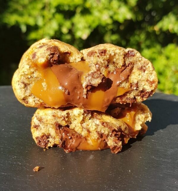 Cookies Bomba: Chips con Dulce de Leche